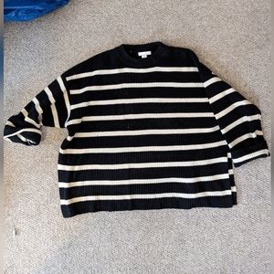 Oversized H&m striped sweater